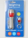 UPC 858216003205 product image for Inlighting 9 LED Flashlight & Keylight | upcitemdb.com