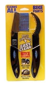 White Lightning Easy Clean Bicycle Chain and Parts Cleaning Brush Kit (2 Piece)