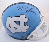 Autographed Hakeem Nicks Mini Helmet - UNC North Carolina Tar Heels JSA - Autographed NFL Mini Helmets