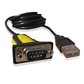 ABC Products� USB to 9 Pin DB9 Serial RS-232 converter convertor Adapter Adaptor Cable RS232 Lead Converter Convertor for PDA SAT NAV etc PC and MAC Supports WIN 98SE, 2000, XP, Vista, MAC os V8.6~9.2 or Higher etc