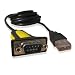 ABC Products� USB to 9 Pin DB9 Serial RS-232 converter convertor Adapter Adaptor Cable RS232 Lead Converter Convertor for PDA SAT NAV etc PC and MAC Supports WIN 98SE, 2000, XP, Vista, MAC os V8.6~9.2 or Higher etc