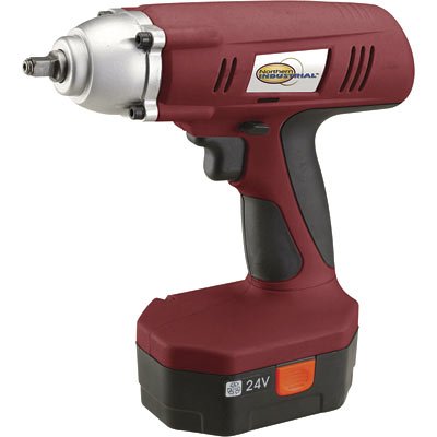 - Northern Industrial Cordless Impact Wrench - 3/8in., 24 Volts