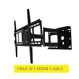 Buy 3-way Articulating Wall mount for 32~52in LCD and Plasma HDTV **FREE 6ft HDMI CABLE** by trpw