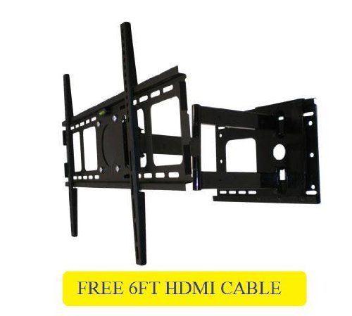 3-way Articulating Wall mount for 32~52in LCD & Plasma HDTV **FREE 6ft HDMI CABLE**