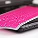 HDE Ultra Thin Silicone Rubber Keyboard Skin Cover for MacBook Pro Non Retina 13/15/17 (Hot Pink)