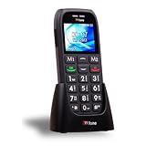 TTfone Mars TT400 - Big Button Candy Bar Mobile Phone - Easy to Use Simple - SOS Button - UK SIm Free - Black