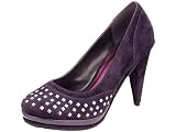 Reneeze HP101 Women's Platform High Heel Pump Shoes - Purple