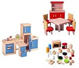 Neo-dollhouse Kitchen, Dining Room, and Accessories