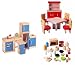 Neo-dollhouse Kitchen, Dining Room, and Accessories