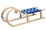 R.P.L. Trading Colint Hörnerrodel mit Gurtsitz, beige-blau, 100cm, 40400