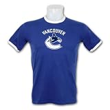 Vancouver Canucks Primary Team Logo Ringer T-Shirt