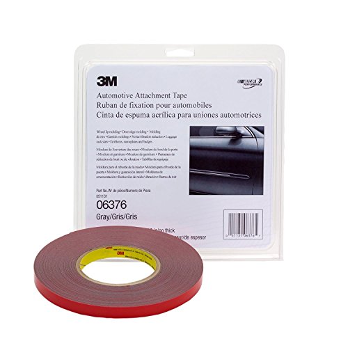 3m automotive attachment tape, 06376, gray, 1/4 in x 20 yd, 30 mi…