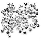 Sterling Silver Seamless Round Beads 3mm (100)