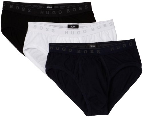 HUGO BOSS Mens Cotton Tradition Brief 3 Pack
