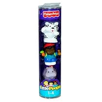 3pk Fisher Price Little People Figures - Tiger & Hippo