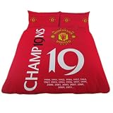 Manchester United FC. Double Duvet Set - 19 Times Champions