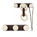 PetStor Satin 3 Paw Hook (Espresso/Satin Nickel) (1.77