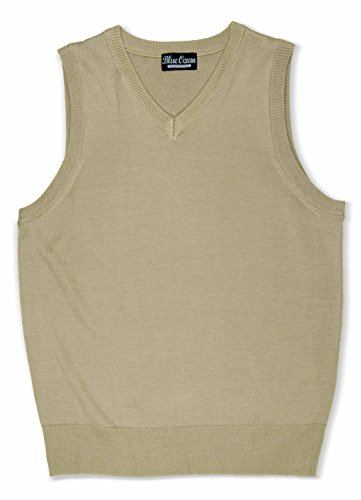 Blue Ocean Boys Solid Color Sweater Vest