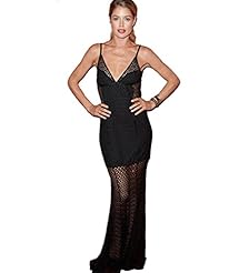 Lace Mermaid Plaid Print Bodycon Dress/Club Dress/Evening Dress/Party Dress/Maxi Dress 