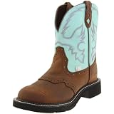 Justin Boots Women's Gypsy-L9915 Boot,Brown/Turquoise,8.5 B US