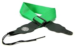 Green 'Nylon Series' Nylon Guitar Strap for Electric/Acoustic/Bass Guitar