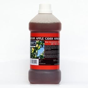 Apple Cider Vinegar Tonic with 'Mother' - 1000ml (33.8oz) Natural Organic Raw Unfiltered Plastic Bottle