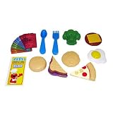 Fisher Price Elmo's Restaurant Food, Menu and Money - Spanish