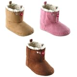 Embroidered Suede Baby Boots