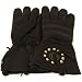 Men's Leather Biker Gauntlet Studded Concho Gloves, Extra Large