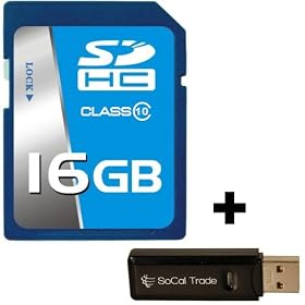 16GB SD HC Class 10 IF3C Professional High Speed Memory Card SDHC 16G (16 Gigabyte) Memory Card for Canon Digital Camera Powershot SD4000 SD4500 SD940 SD960 SD970 SD980 SX120 SX130 SX20 SX200 SX210 SX30 SX220 HS SX230 with custom formatting SD & MicroSD Card reader