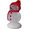 USB Chirstmas Color Changing LED Snowman - Red hat
