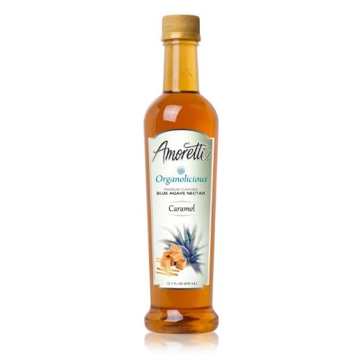 Amoretti Organolicious Caramel Flavored Blue Agave Nectar (375mL)