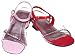 Infant Toddler Girls Clear Rhinestone Heels Pageant Wedding Dress Shoes