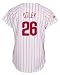 Chase Utley Philadelphia Phillies Women's White/Scarlet Fashion Replica Jersey (XX-Large)