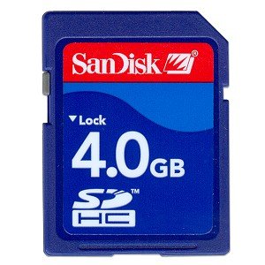 Buy Now at Amazon.com: SanDisk Standard - Flash Memory Card - 4 GB - SDHC