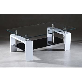 CRANSTON TABLE BASSE NOIR & BLANC