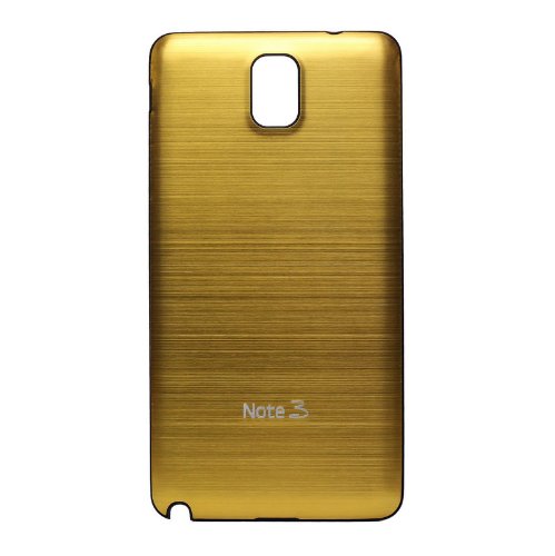 Generic Metal Aluminum housing Replacement Case Battery Cover For Samsung Galaxy Note 3 (Gold+Black edge)