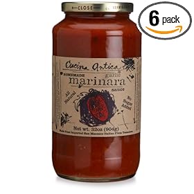 Cucina Antica Garlic Marinara, 32-Ounce Jars (Pack of 6)