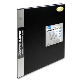 Itoya of America, Ltd Art Portfolio, Top Load, 24 Sleeves, 14x17, Black SKU-PAS944492