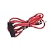Red Color 3.5mm Audio Cable Lead Cord w MIC For Nakamichi NK 780 M Over-Ear Headphone