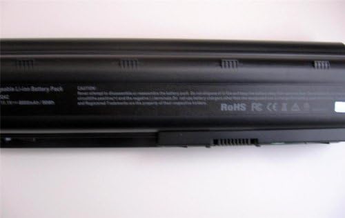 Replacement 9 Cell 10.8v 6600mah extended Battery Power Pack for Hp Laptop Computer Models: G6-2248ca G6-2249wm G6-2253ca G6-2253nr G6-2254ca G6-2260he G6-2260us G6-2264ca G6-2268ca G6-2269wm G6-2270dx G6-2278dx G6-2279wm G6-2284ca G6-2288ca G6-2290ca G6-2291nr