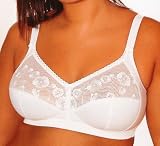 Goddess Sheer Expressions Floral Embroidered Soft Cup Bra Style 9050