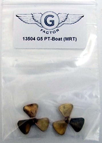 GFM13504 1:35 G-Factor Soviet G-5 Class Motor Torpedo Boat Propellers (for use with the Merit kit) [MODEL KIT ACCESSORY]