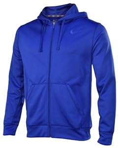 Nike Men's Therma-Fit Full Zip Hoodie-Bue-Large