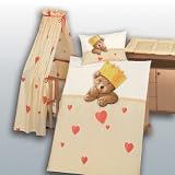 Herding 241782063 Babybettw&auml;sche Carola / 40x60 + 100x135 cm, Linon