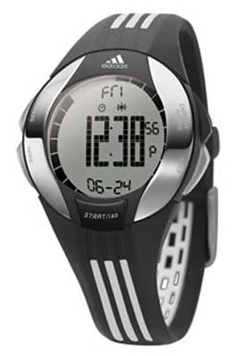 Adidas, ADP1642, Unisex, Black , White Adidas Stripes, Rubber Strap, Watch