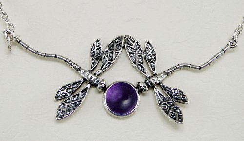 Dragonfly Necklace in Sterling Silver [Jewelry]