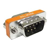 SF Cable, DB9 Male/Male Null Modem Mini Type Low Profile