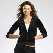 Kalon Clothing Velour Full Zip Hooded Sweatshirt