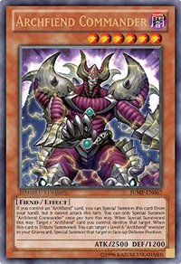 YU-GI-OH! - Archfiend Commander (JUMP-EN067) - Shonen Jump Magazine Promos - Limited Edition - Ultra Rare